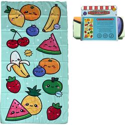 Sombo Asciugamano in microfibra Foodiemals frutti estivi 180x85 cm