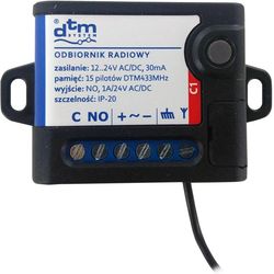 DTM Ricevitore radio Nano V2 12-24 Volt 868 MHz