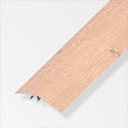 Alfer Level compensation profile aluminum 2m oak beige a=56.0 mm