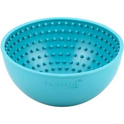 LickiMat Dog Wobble feeding mat, 17 x 17 cm, turquoise