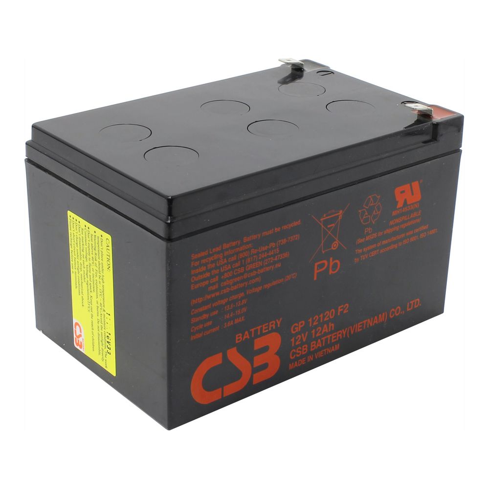 CSB Battery CSB 12VDC 12Ah Verschlossener, wartungsfreier