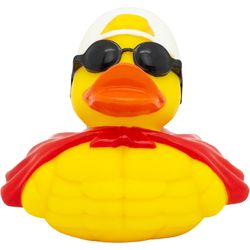 Lilalu Anatra da bagno Super Duck 7.5 x 8.5cm anatra da bagno