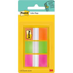 Post-it Index 7100102571 25.4x43.2mm assorted 3x20 sheets
