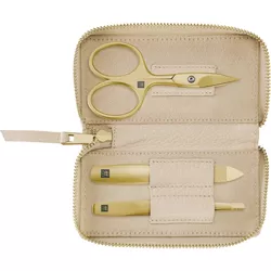 Zwilling Beauty 3-piece Classic leather frame case, cream
