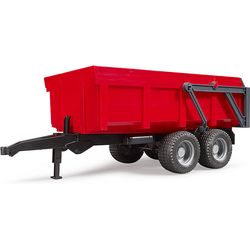 Bruder Tipping trailer red with automatic rear panel