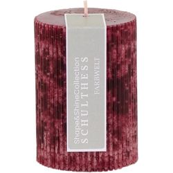 Schulthess kerzen Candle Shape & Shine, 7 x 10 cm, Bordeaux