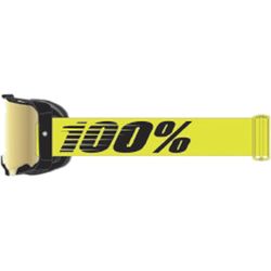 100percent ARMEGA Goggle Neon Yellow - Mirror Gold Lens