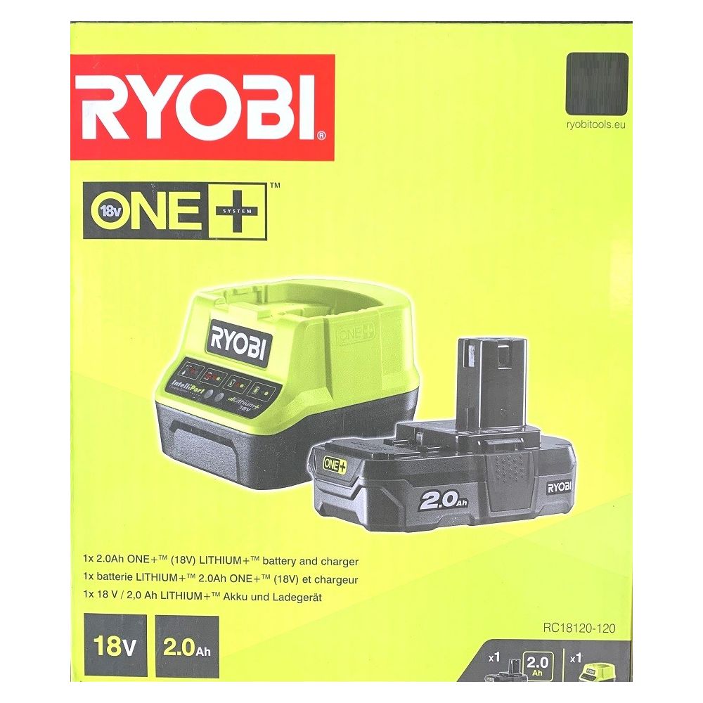 RYOBI Akku und Schnellladegerät RC18120-150
