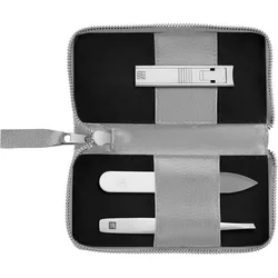 Zwilling Beauty Set di cura delle unghie 3 pezzi con lima e tronchese grigio