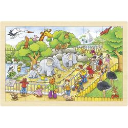 Goki Inlay puzzle zoo visit