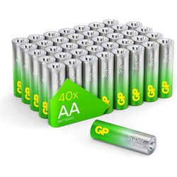 GP Batteries Super alcaline LR06, 40x AA Mignon, imballate per posta