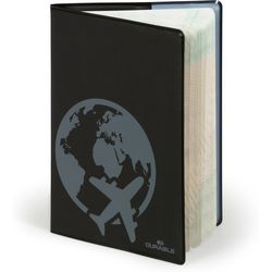 Durable Passport holder RFID Secure 214401 black 133x194mm