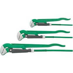 Fortis 3-piece corner pipe wrench set 1 &quot;1.5&quot; 2 &quot;