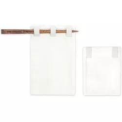 The Organic Company 2-piece set of unbleached tea bags made from organic cotton