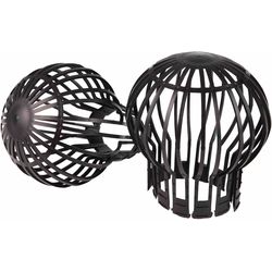 WINDHAGER Gutter leaf guard &quot;Cage&quot; set of 2