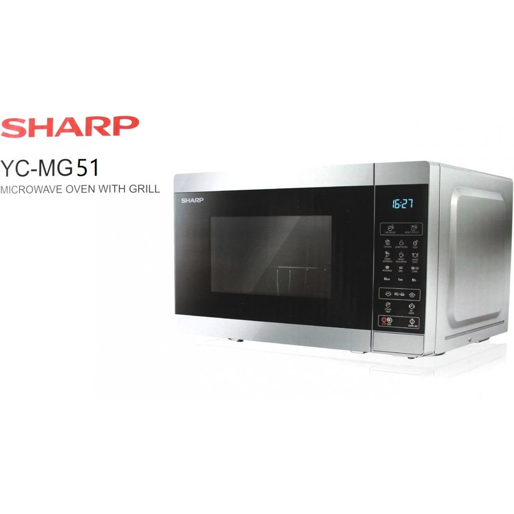 Sharp YC-MG51E-B Microonde combinato 25 litri 900W nero - acquista