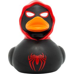 Lilalu Anatra da bagno Black Spidy rossa 7.5 x 8.5cm anatra da bagno