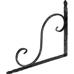 Puag Wrought iron console black patinated 200 x 275 mm