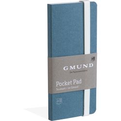 Gmund Pocket Pad 6.7x13.8cm 38060 denim,blank 100 pages