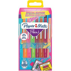 Paper Mate Fineliner Flair Medium Retro 0.7 mm, 16 pieces