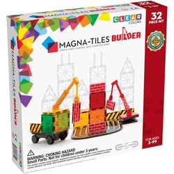 Magna-Tiles ® Set de chantier (32 pièces)