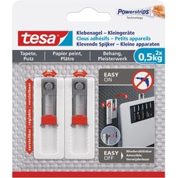 TESA Adhesive nail 0.5kg 2pcs. Small appliances, wallpaper &amp; plaster