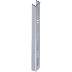 ELEMENT-SYSTEM Perforated rail 5000 white 50cm