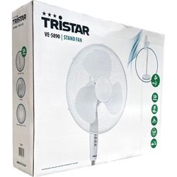 Tristar VE-5890 ventilatore a torre mobile altezza 106-135 cm Ø 40 cm bianco