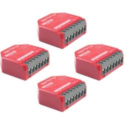 Shelly WLAN switch actuator 1PM Gen 4 x 4 Red