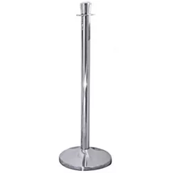 Contacto Barrier post, stainless steel, single, without rope