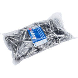 Meister Round steel chain stainless steel C ø 8 mm 52x14.0mm 3 m