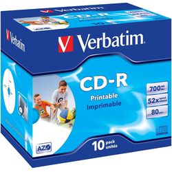 Verbatim CD-R 52x 700MB 700 MB, Jewelcase (10 Stück)