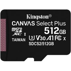 Kingston Scheda microSDXC Canvas Select Plus 512 GB