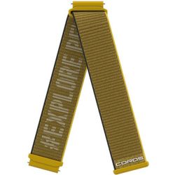 Coros Cinturino per orologio da 22 mm - Nylon giallo - 22 mm