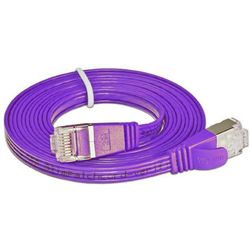 SLIM patchcord Cat 6, STP, 1 m, Purple