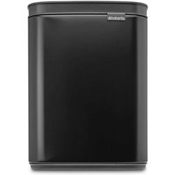 Brabantia Cestino per cosmetici Bo Cestino per rifiuti 4 l, nero opaco