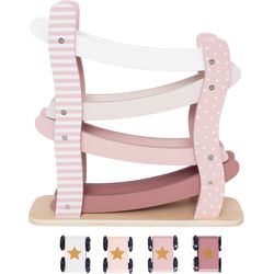 Jabadabado Car racetrack, 4 cars W7121 pink