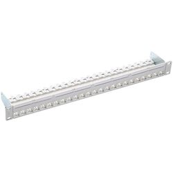 R&M Patch panel 24 port Cat. 6A 1U 19 unshielded empty