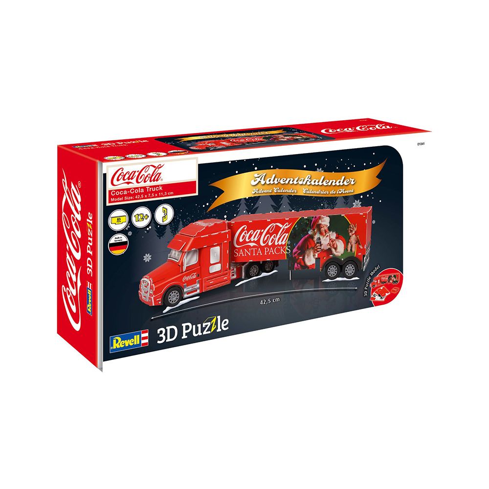 Revell Advent Calendar 3D Puzzle Coca Cola Truck - buy at buchmann.ch