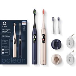 Oclean X Pro Digital Duo Set, oro e blu