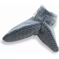 The Organic Company Mini guanti da forno 14x14cm grigio blu pietra in cotone biologico