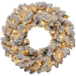 STT LED Christmas Wreath Snowy Wreath, Ø 50, 180 LEDs