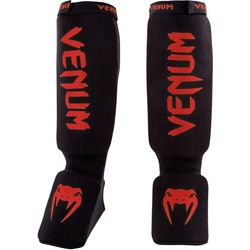 Venum Protezioni per shin Kontact Rosso/Nero, L