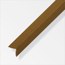 Alfer Angle profile PVC 2.5m rustic oak, self-adhesive a=20 mm, b=20 mm,c=1 mm