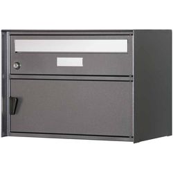Huber Briefkasten Genève dunkelgrau metallic