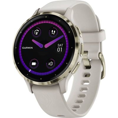 010-02785-04  Garmin Venu 3S Smartwatch Ivoire