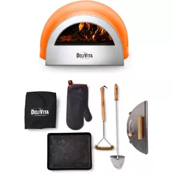 Delivita Set Wood Fired Cooking Collection orange