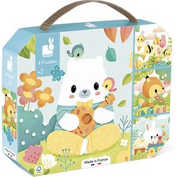 Janod Puzzle Pure Progressive set of 4 FSC