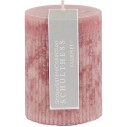 Schulthess kerzen Candle Shape & Shine, 7 x 10 cm, Rosy Pink