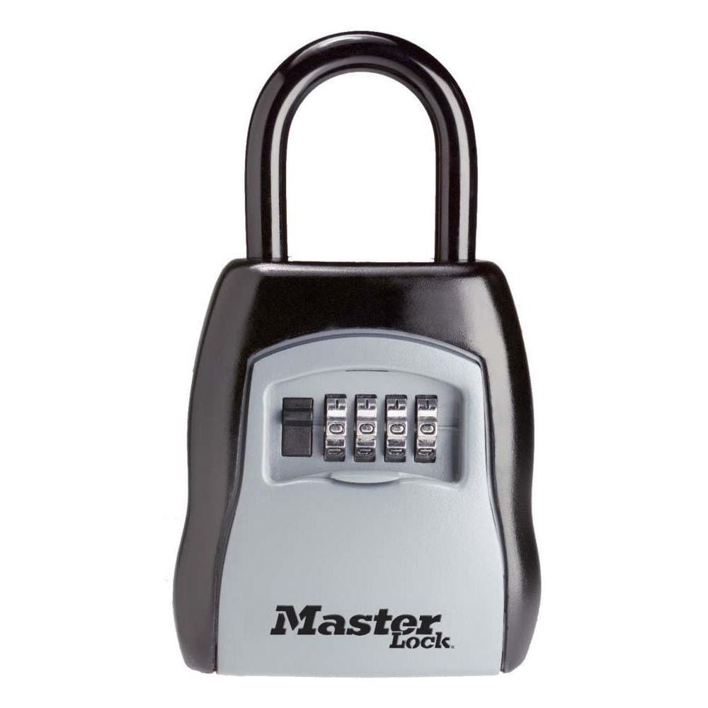 Masterlock Schlüsselsafe mit Bügel grau-schwarz, HxBxT 102x90x40 Bild 1
